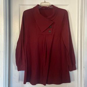 Women’s Tunic Sweater Like Top Timeson XXL Very Stretchy 2X